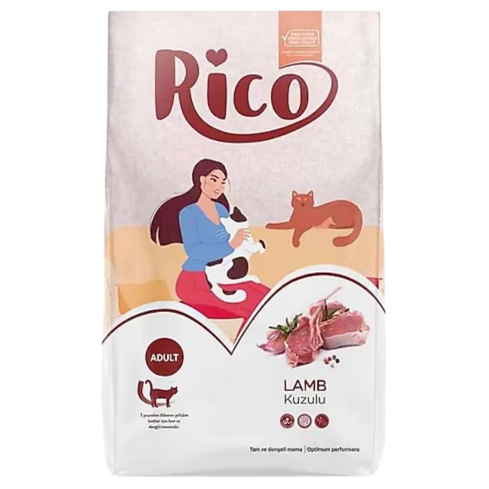 Rico Kuzu Etli Yetişkin Kedi Maması 15 kgRico