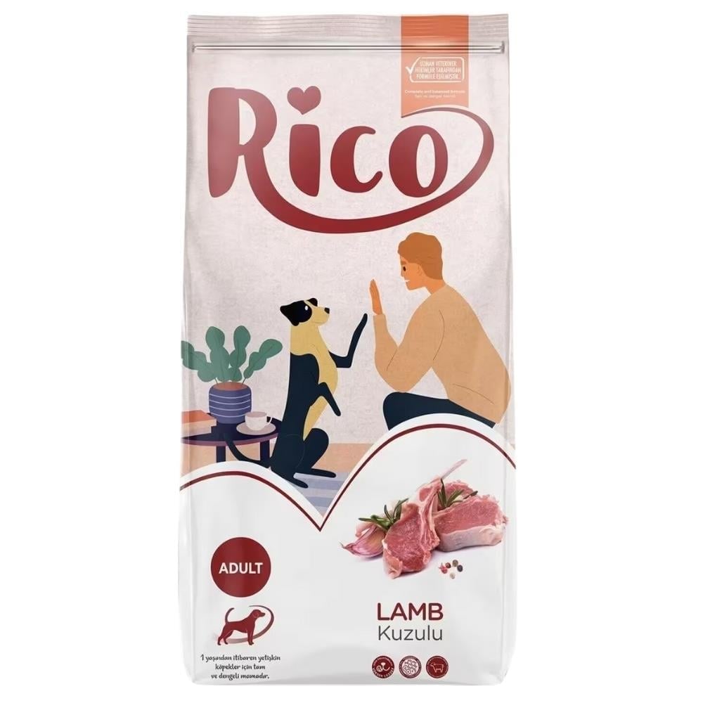 Rico Kuzu Etli Yetişkin Köpek Maması 15 kgRico