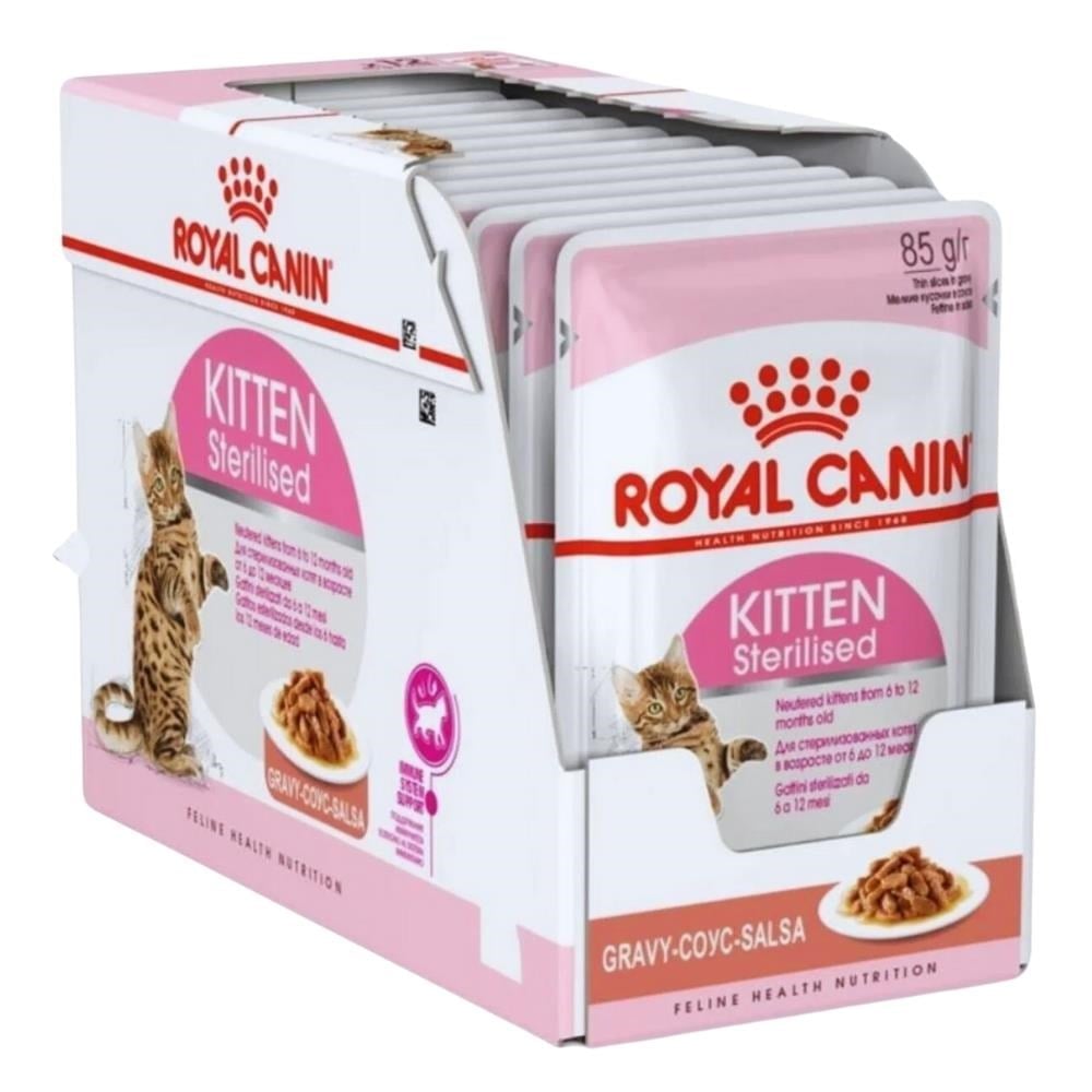 Royal Canin Kitten Sterilised Kısır Yavru Kedi Maması 85 gr 12 AdetRoyal Canin