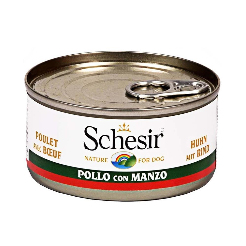Schesir Jelly Sığır Etli ve Tavuklu Köpek Konservesi 150 grSchesir