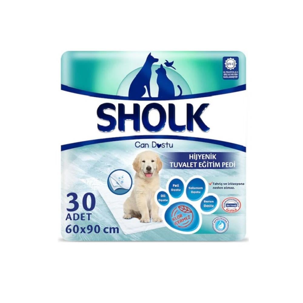 Sholk Köpek Çiş Eğitim Pedi 90 x 60 cm 30'lu Diğer
