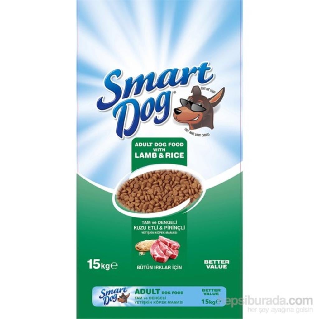 Smart Dog Kuzu Etli ve Pirinçli Yetişkin Kuru Köpek Maması 15 kgDiğer