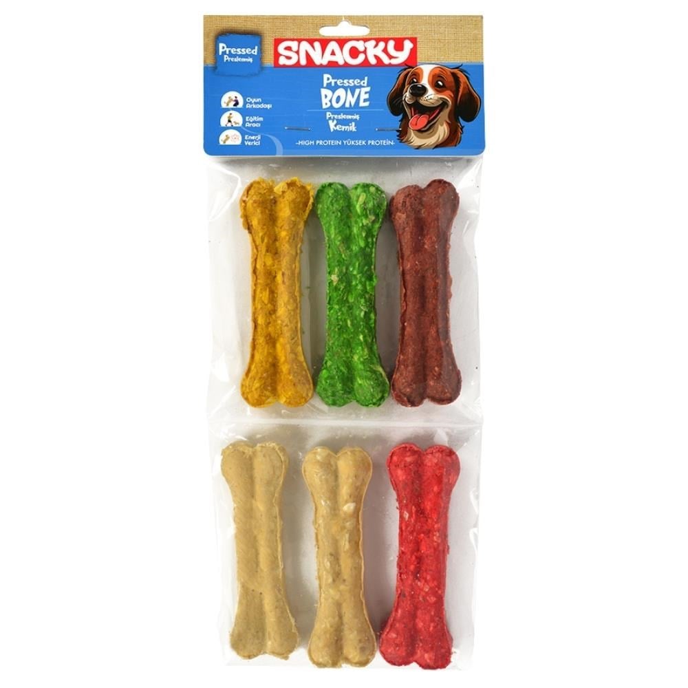 Snacky Munchy Köpek Çiğneme Kemiği 11,5 cm 6'lıSnacky