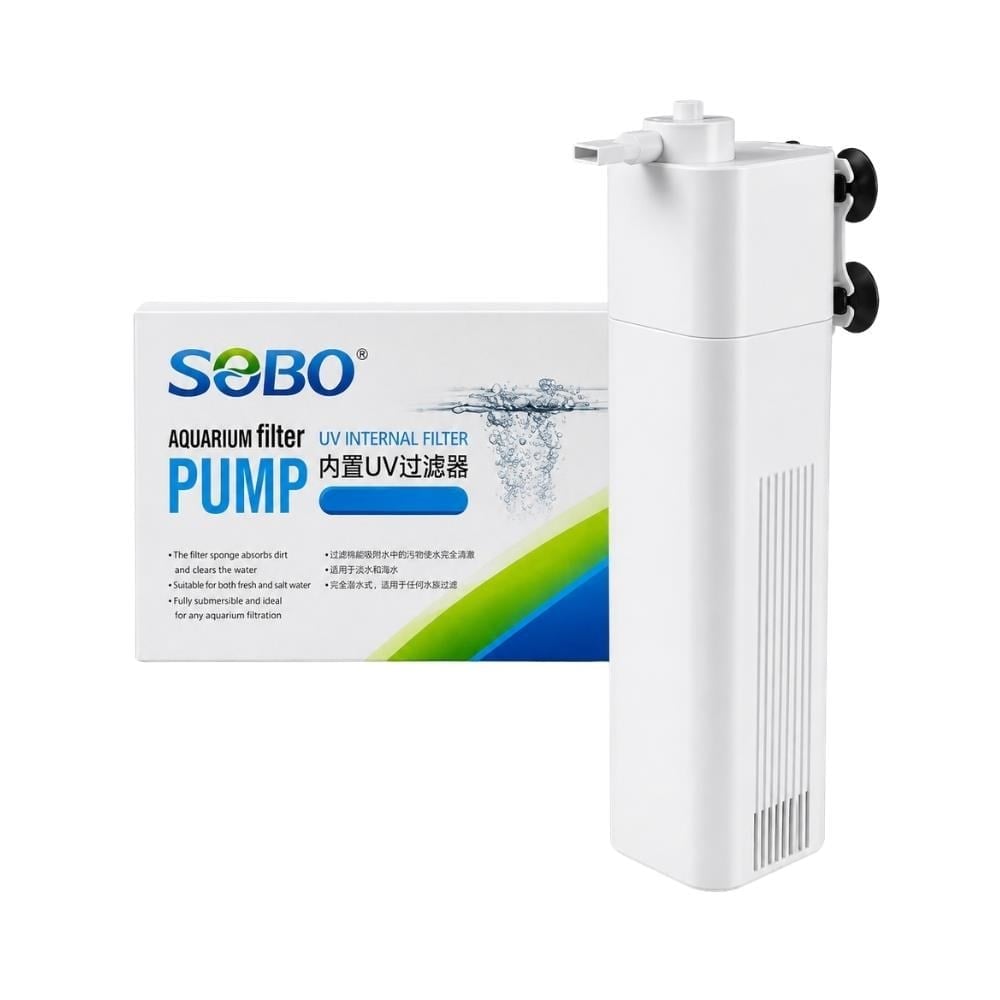 Sobo Akvaryum Beyaz İç Filtre 500L/H 12WSOBO