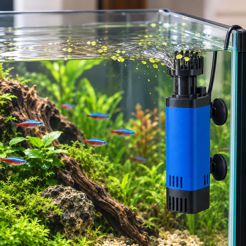 Sobo SK-03 Akvaryum Yüzey Temizleyici Skimmer 200 L/saat 3WSOBO