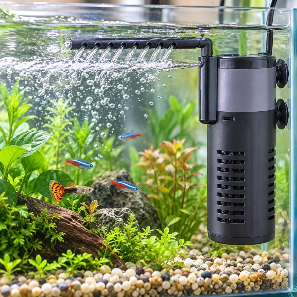 Sobo WP-1105F Şelale Aparatlı Akvaryum İç Filtre 200 L/saat 5WSOBO