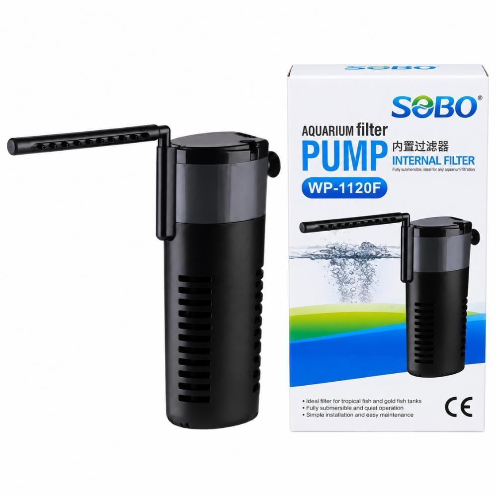 Sobo WP-1120F Şelale Aparatlı Akvaryum İç Filtre 900 L/saat 20WSOBO