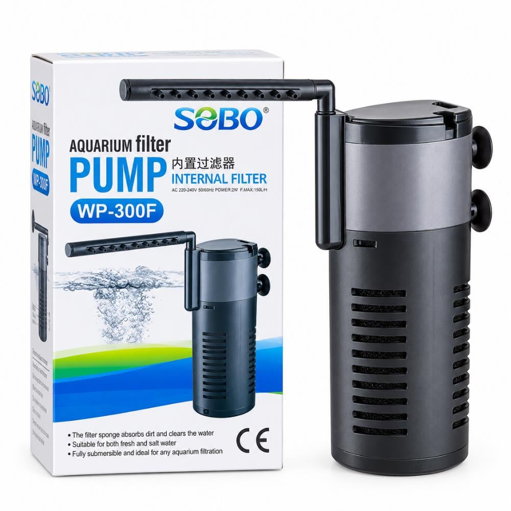 Sobo WP-300F Mini Akvaryum İç Filtre 150 L/saat 2WSOBO