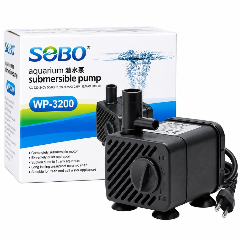 Sobo WP-3200 Akvaryum Kafa Motoru 300 L/saat 5WSOBO