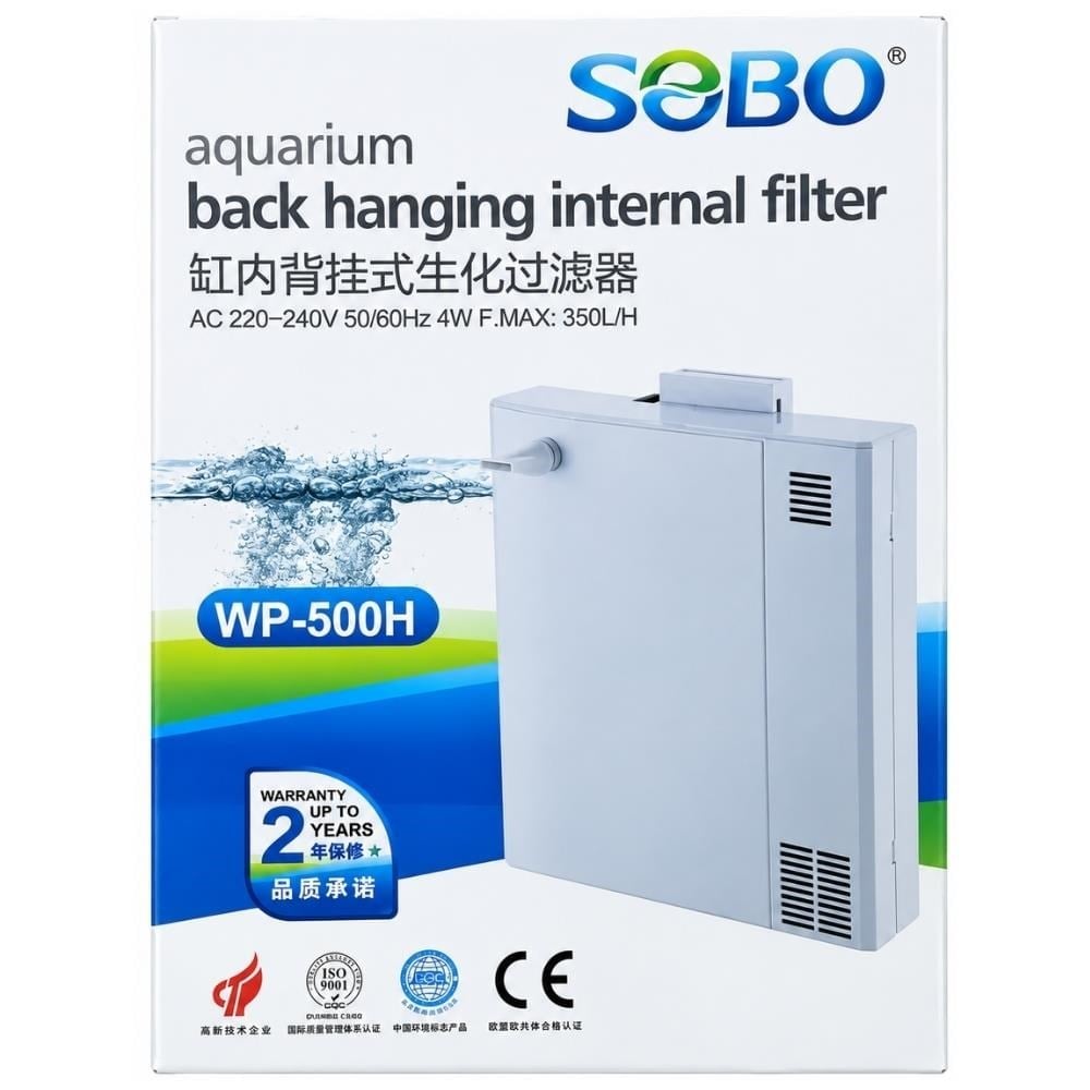 Sobo WP-500H Akvaryum Askı Filtresi 350 litre/saatSOBO