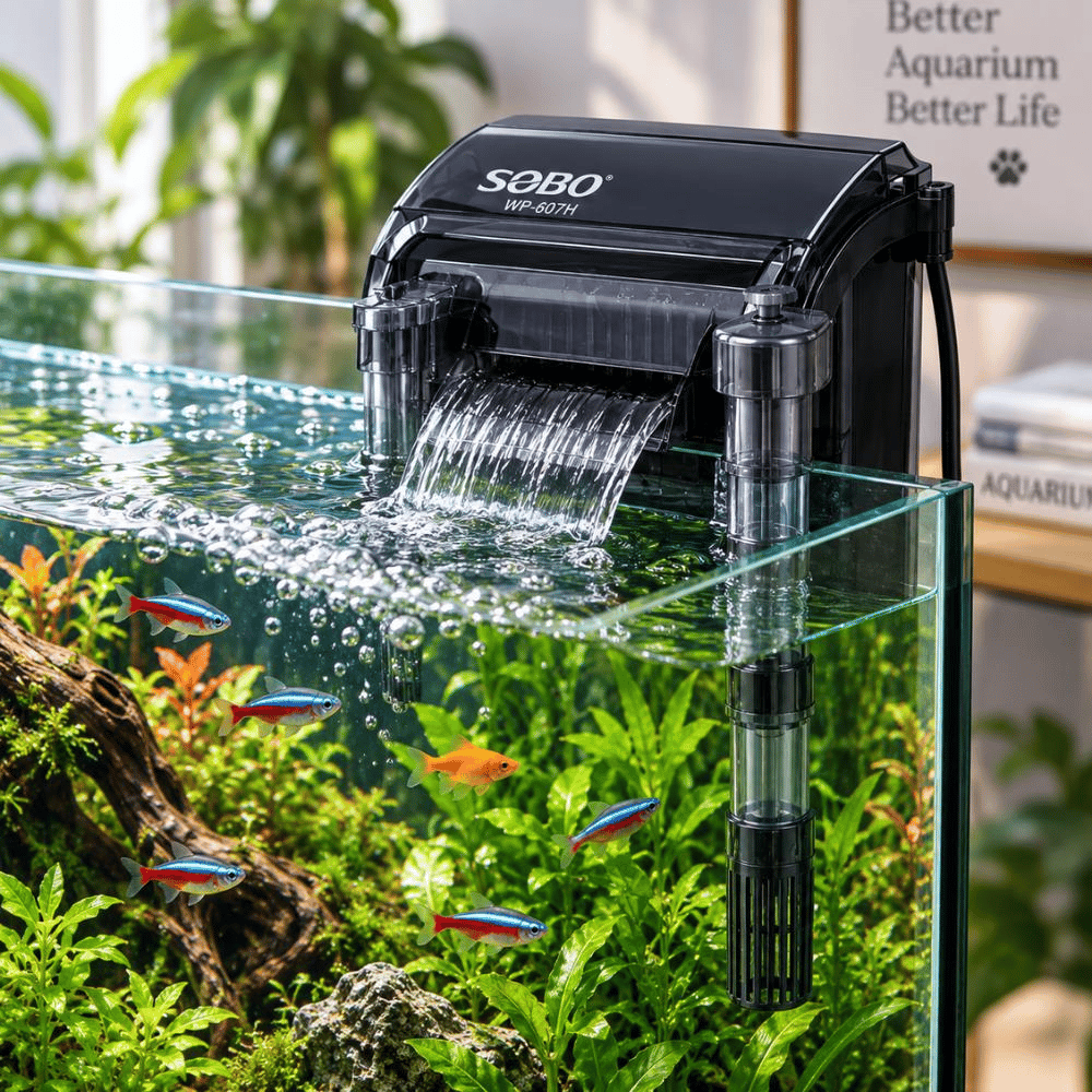 Sobo WP-607H Maxi Askı Şelale Filtre 600 L/saat 12WSOBO