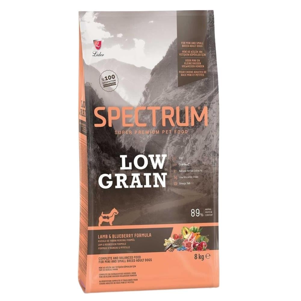 Spectrum Kuzulu Yaban Mersinli Küçük Irk Yetişkin Köpek Maması 8 kgSpectrum