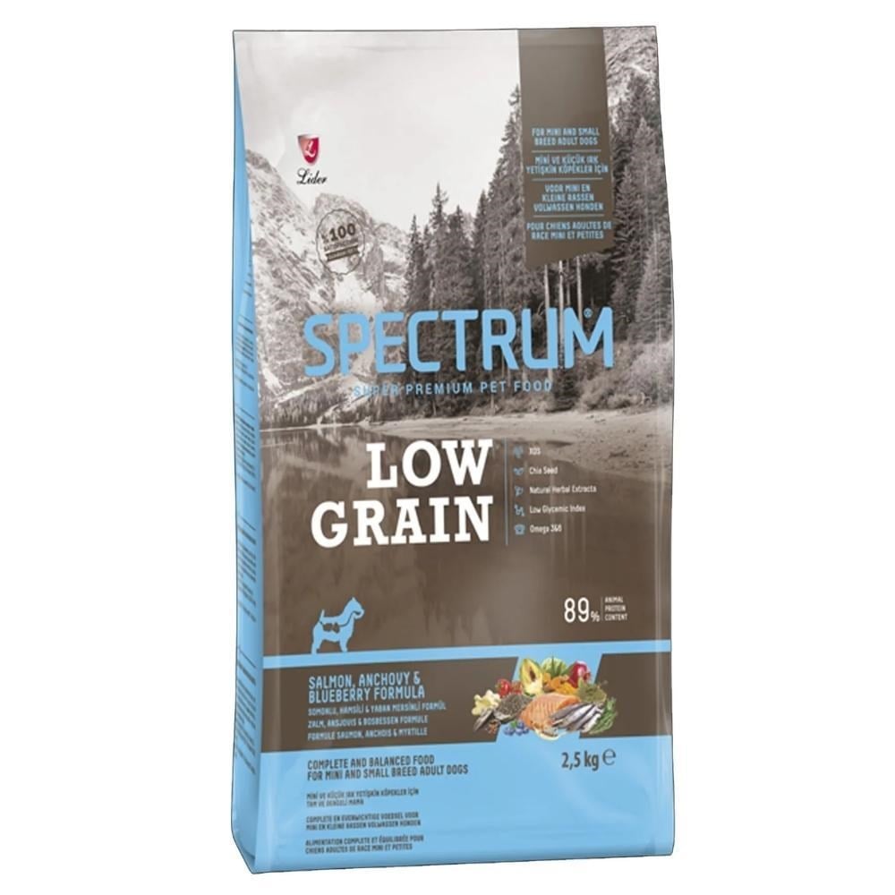 Spectrum Somonlu Hamsili ve Yaban Mersinli Mini ve Küçük Irk Yavru Köpek Maması 2,5 kgSpectrum