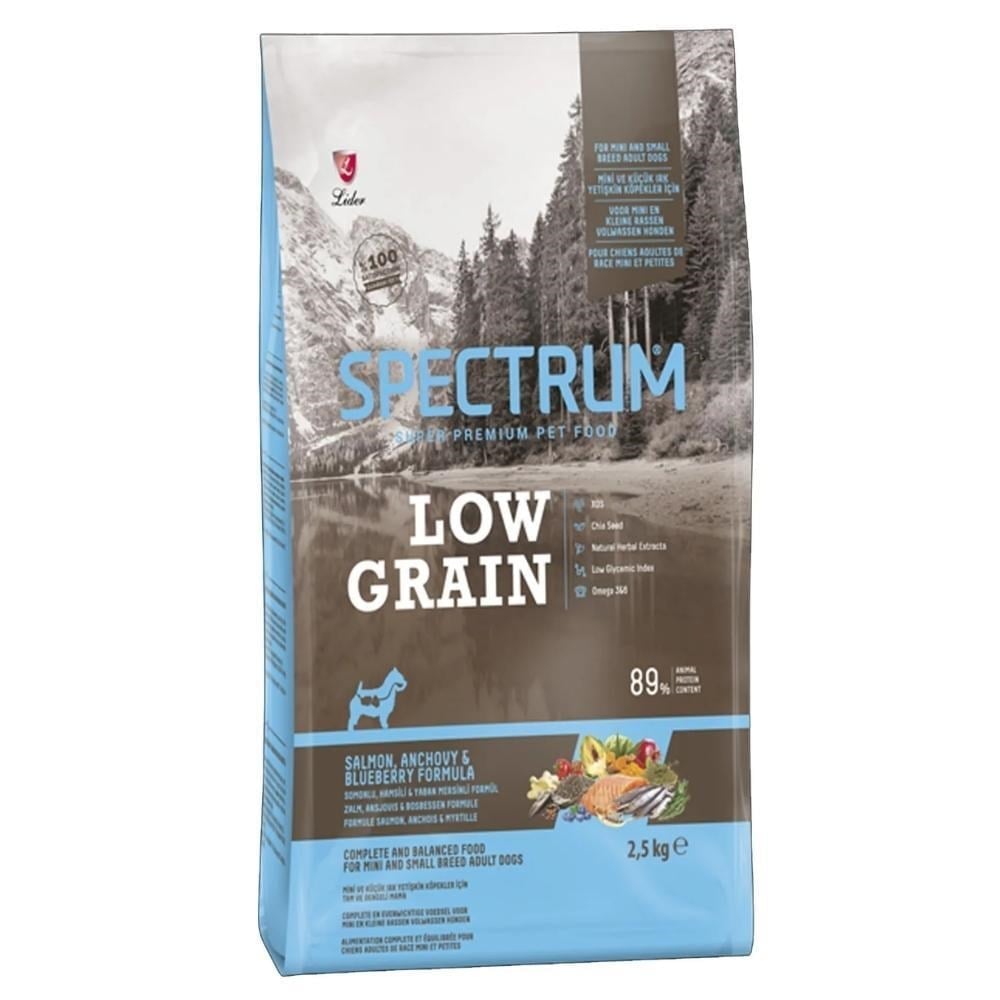 Spectrum Somonlu Hamsili ve Yaban Mersinli Mini ve Küçük Irk Yavru Köpek Maması 2,5 kgSpectrum