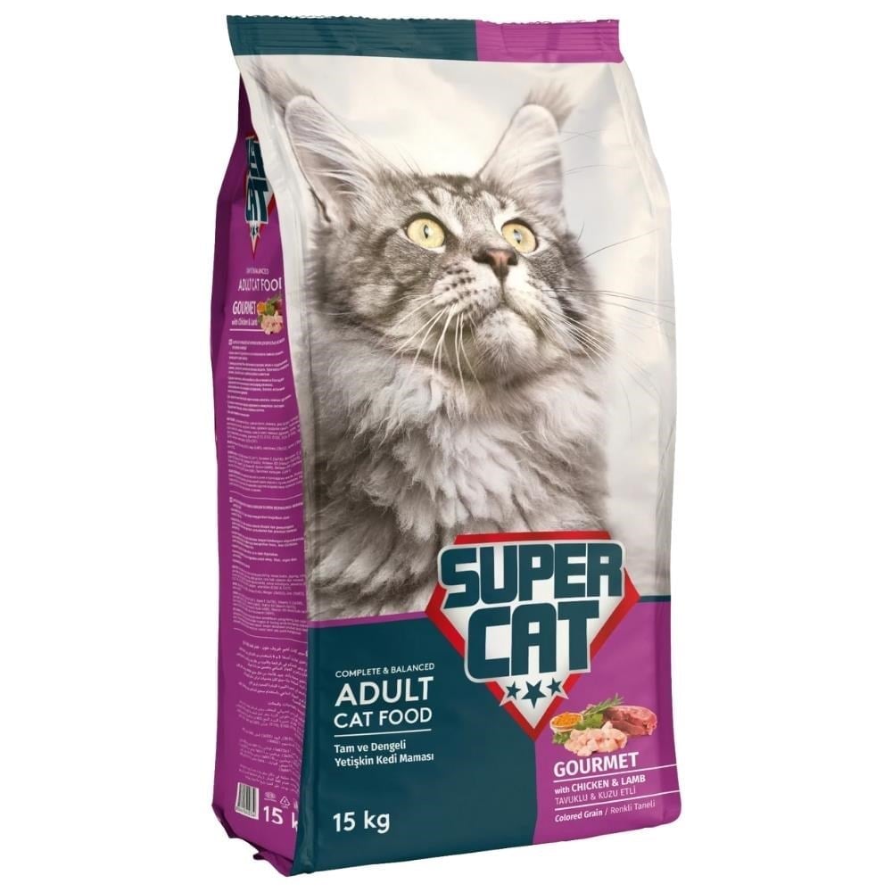 Super Cat Gurme Yetişkin Kedi Maması 15 kgSuper Cat