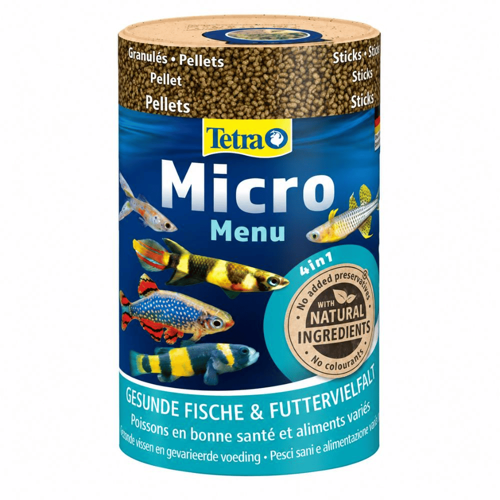 Tetra Micro Menu 4in1 Küçük Tropikal Balık Yemi 100 ml 65 grTetra