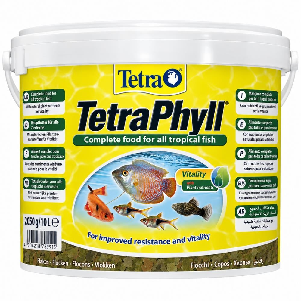 Tetra Phyll Bitkisel Pul Balık Yemi 10 L 2050 grTetra