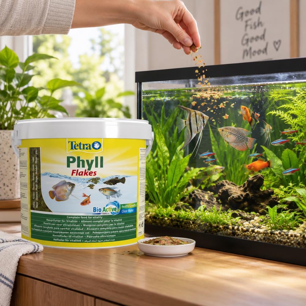 Tetra Phyll Bitkisel Pul Balık Yemi 10 L 2050 grTetra