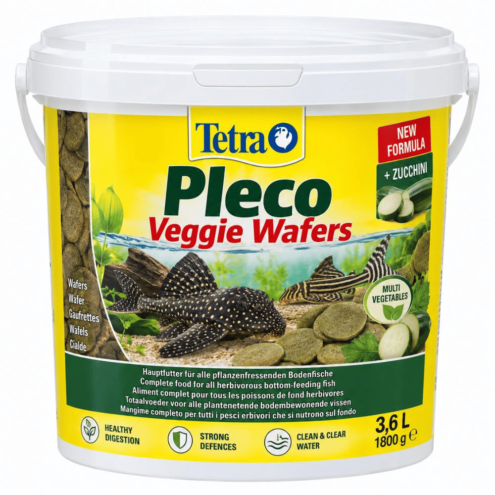 Tetra Pleco Veggie Wafers Bitkisel Vatoz Yemi 3,6 L 1800 grTetra