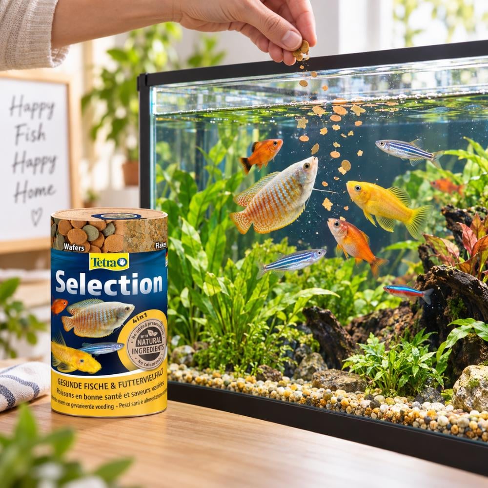 Tetra Selection 4in1 Karma Tropikal Balık Yemi 100 ml 45 grTetra