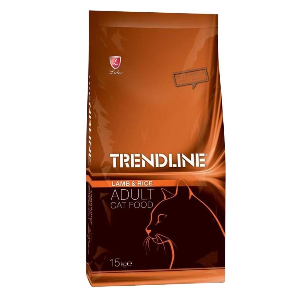 Trendline Kuzu Etli ve Pirinçli Yetişkin Kedi Maması 15 kgTrendline