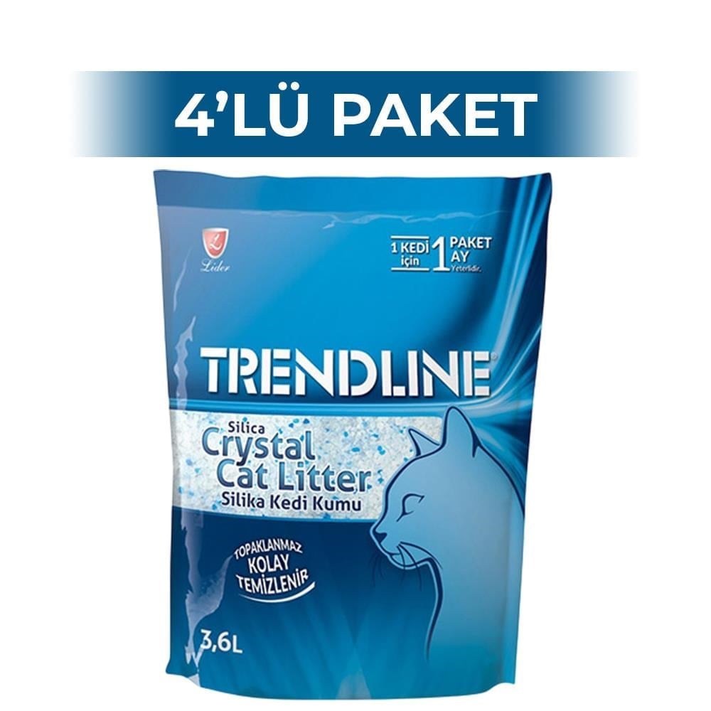 Trendline Silika Kristal Kedi Kumu 3,6 lt 4 AdetTrendline