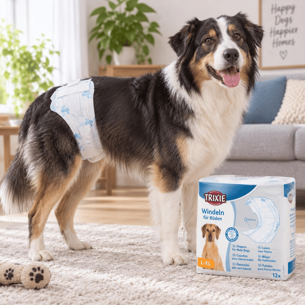 Trixie Erkek Köpekler İçin Tek Kullanımlık Köpek Bezi L-XL 60-80 cm 12'liTrixie