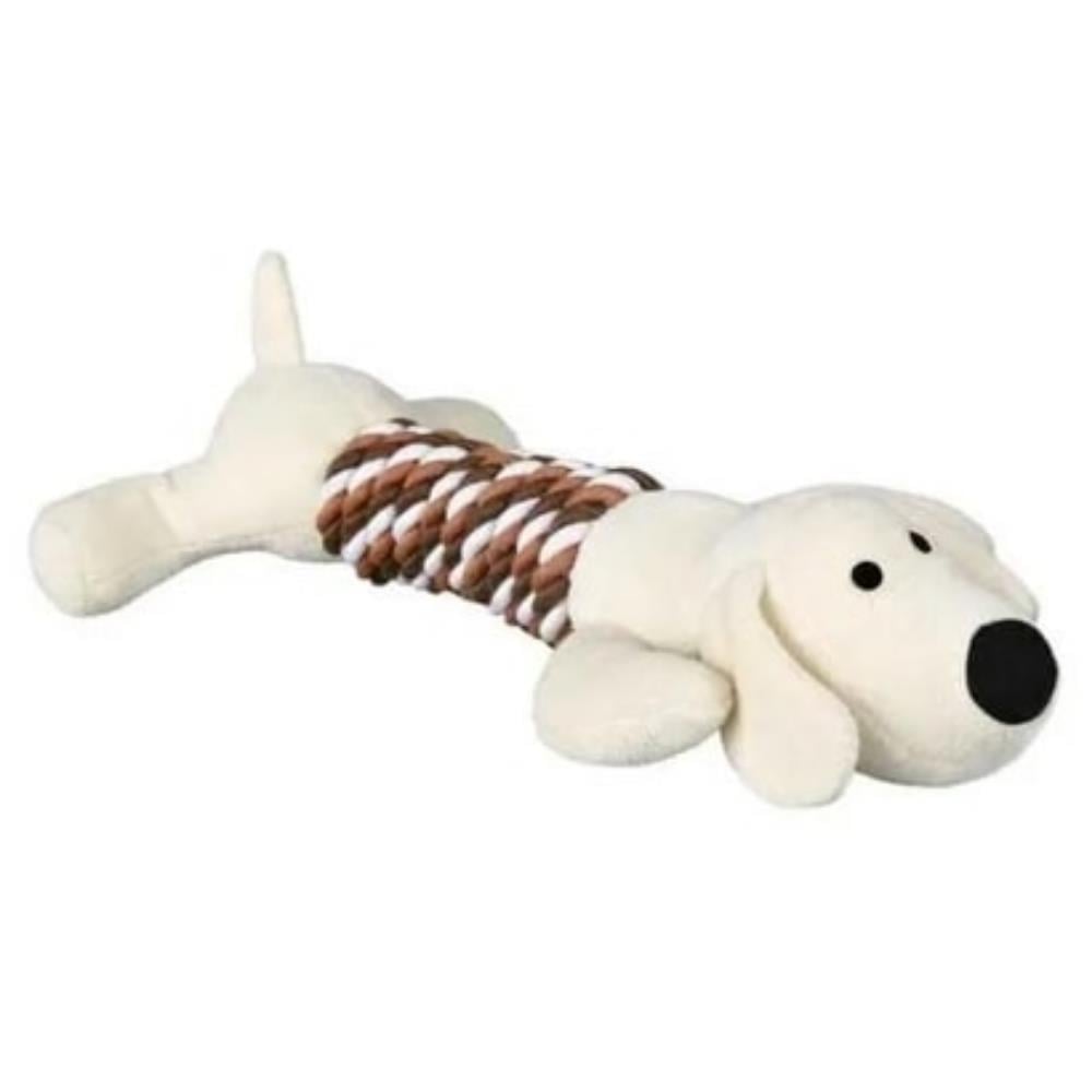 Trixie Halatlı Sesli Peluş Köpek Oyuncağı 32 cmTrixie