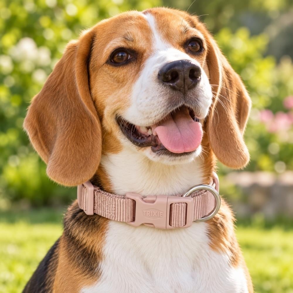 Trixie Premium Köpek Boyun Tasması M-L Pudra Pembesi 35-55 cm / 20 mmTrixie