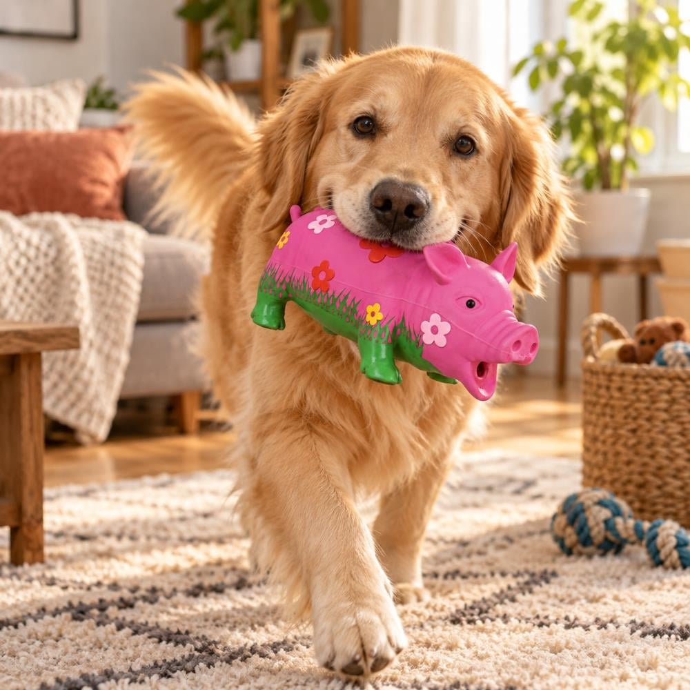 Trixie Sesli Lateks Domuz Köpek Oyuncağı 22 cmTrixie