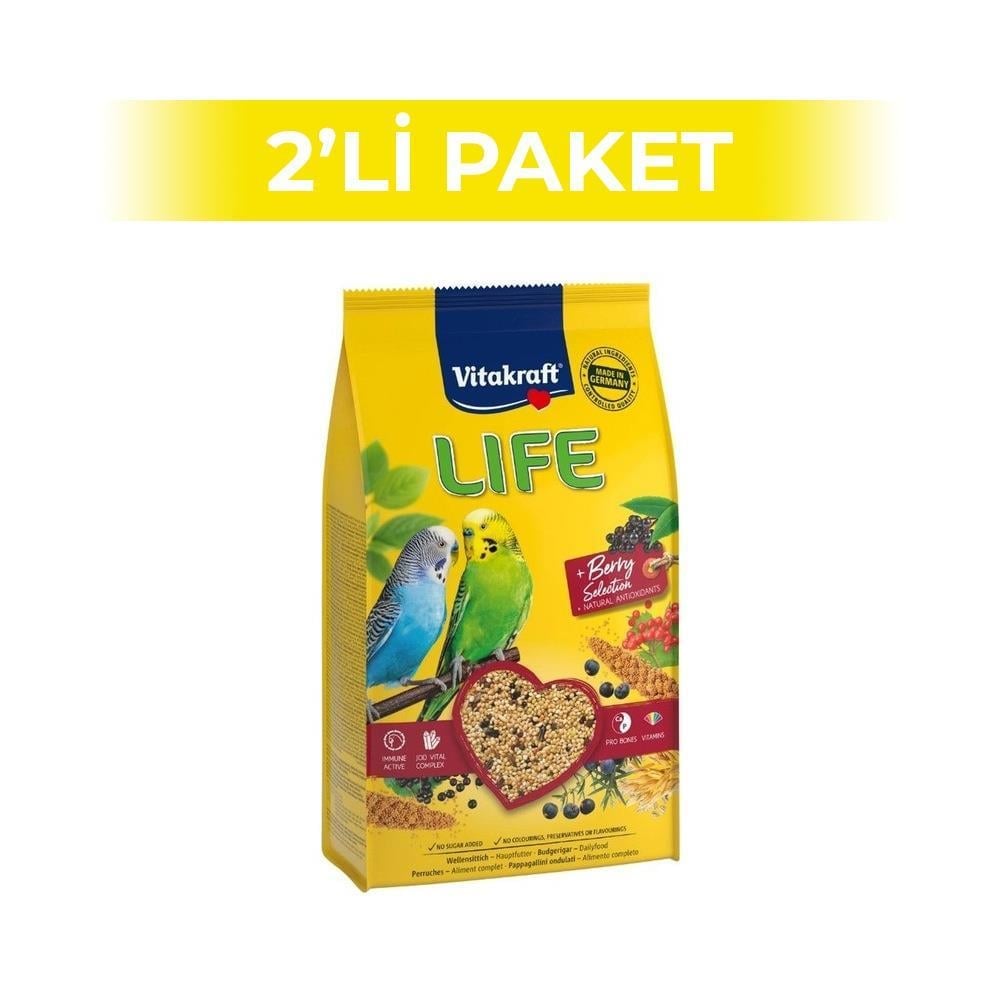 Vitakraft Life Muhabbet Kuşu Yemi 800 gr 2 AdetVitakraft