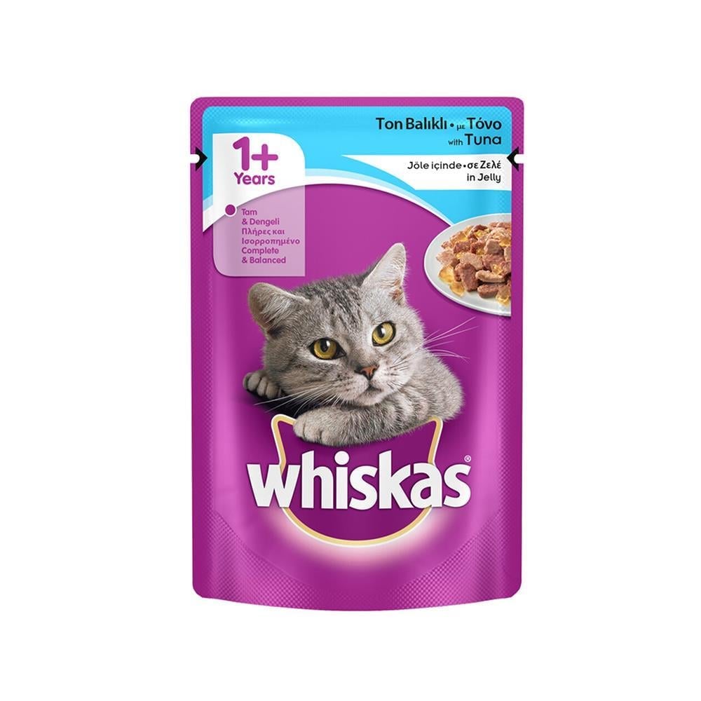 Whiskas Pouch Ton Balıklı Yetişkin Kedi Yaş Maması 100 grWhiskas