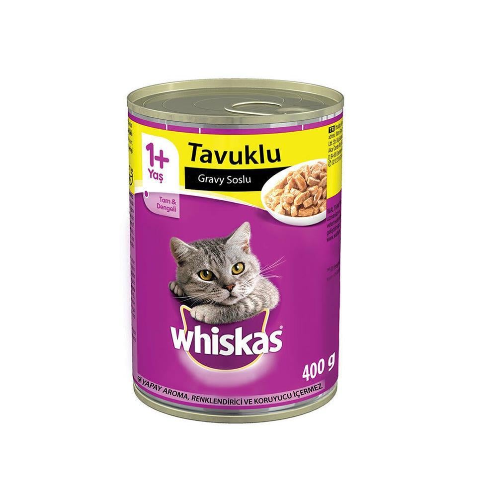 Whiskas Tavuklu Soslu Yetişkin Kedi Konservesi 400 grWhiskas