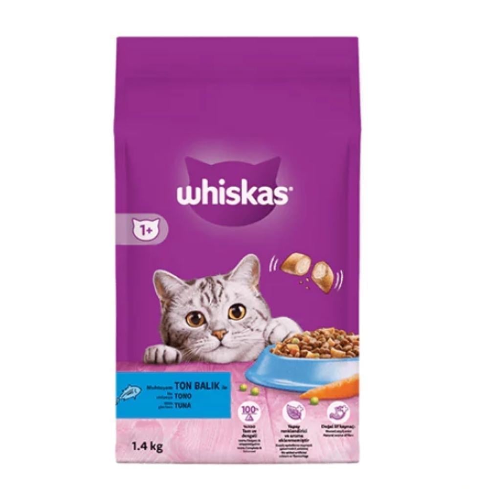 Whiskas Ton Balıklı ve Sebzeli Yetişkin Kedi Maması 1,4 kgWhiskas