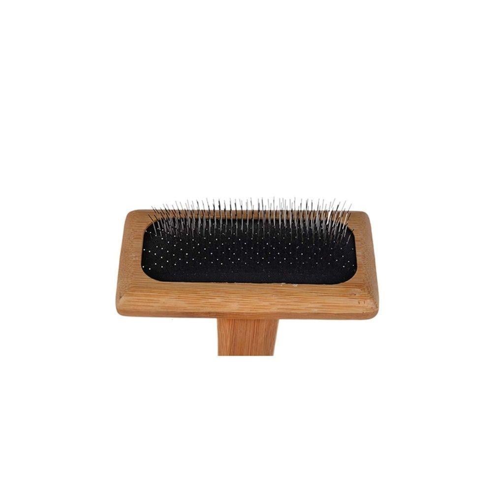Zampa Ahşap Kedi ve Köpek Tüy Topmala Tarak Medium Boy 15x9.5 cmZampa
