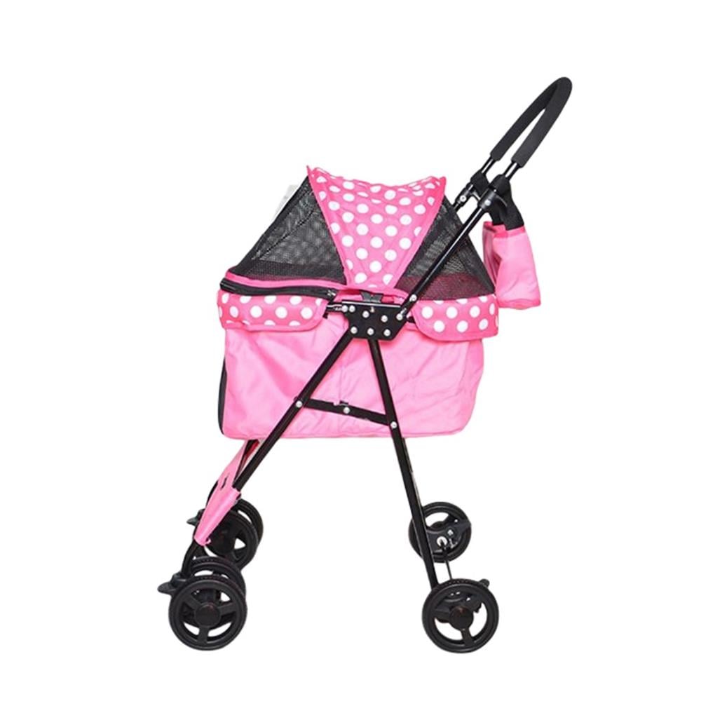 Zampa BL07-P Perez Kedi ve Köpek Arabası Pembe 42x63x89 cmZampa