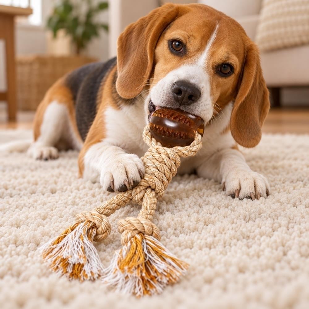 Zampa Dental Toplu Diş İpi Köpek Oyuncağı Kahverengi 26 cmZampa