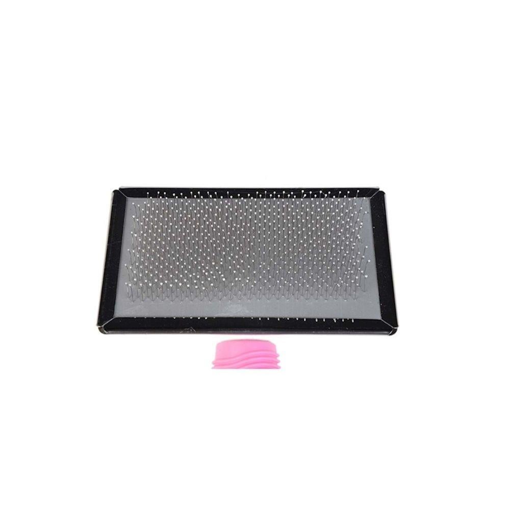 Zampa Kedi ve Köpek Tüy Bakım Fırçası XLarge 18x12 cm PembeZampa