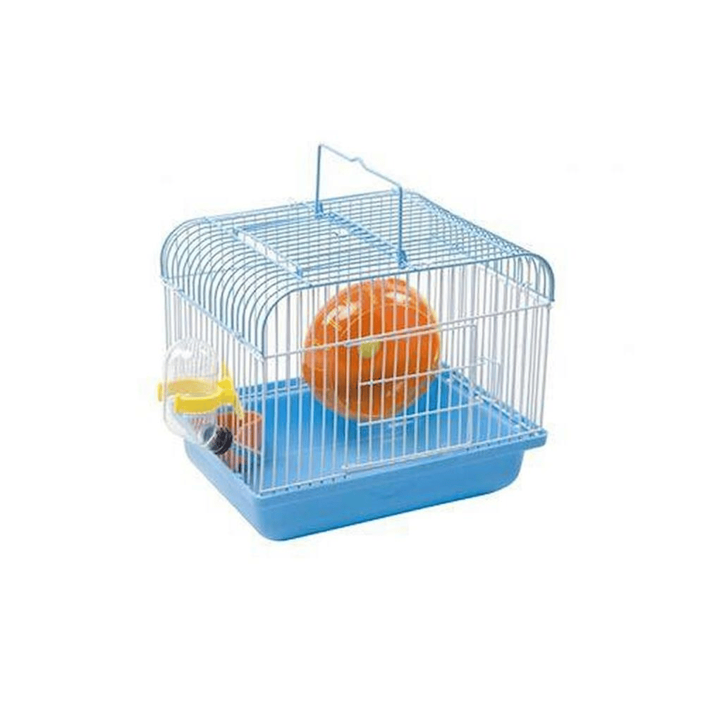 Zampa Palmas Hamster Kafesi 22,5x17x17 Mavi-Yeşil-PembeZampa