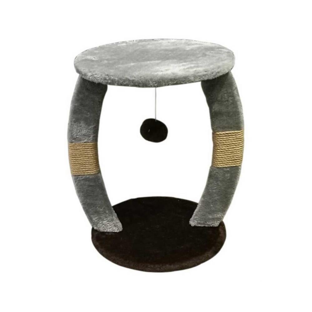 Zampa Peluş Kaplamalı Kedi Tırmalama 29x29x40 cmZampa