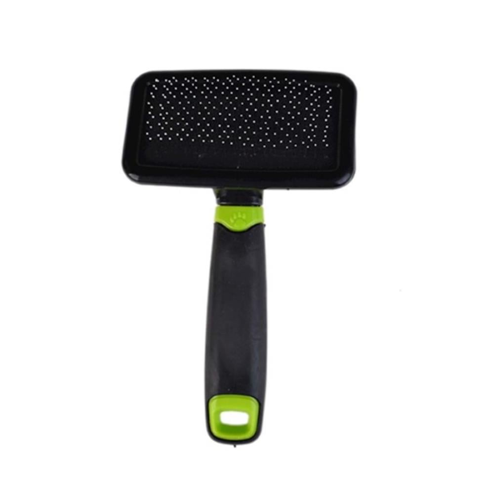 Zampa Plastik Saplı Köpek Fırçası 17 x 10 cm SiyahZampa