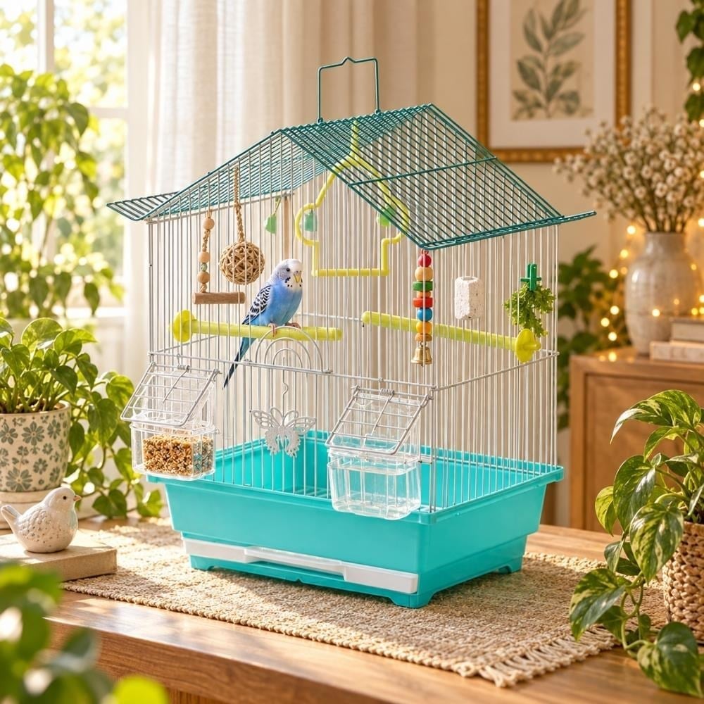 Zampa Prism Kuş Kafesi 30 x 23 x 39 cmZampa