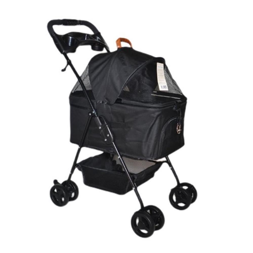 Zampa SP02F-B Verstappen Kedi ve Köpek Arabası Siyah 45x64x96 cmZampa