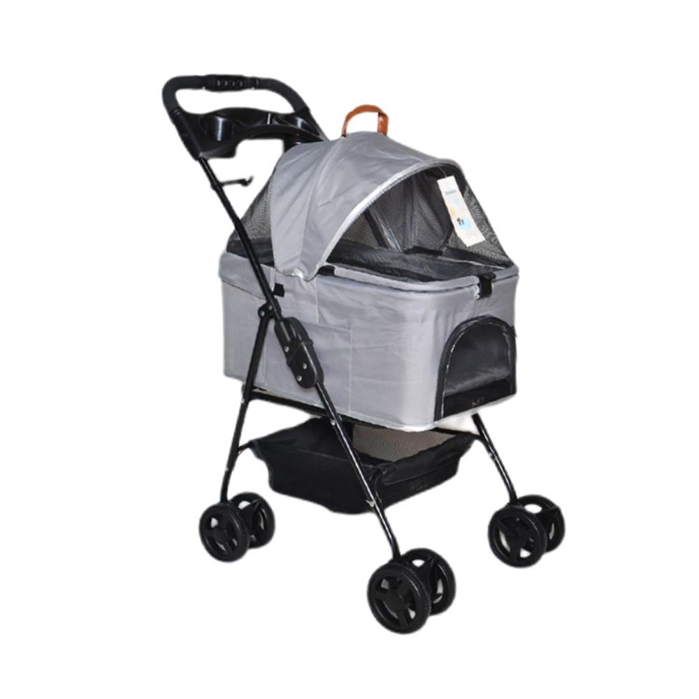 Zampa SP02F-G Verstappen Kedi ve Köpek Arabası Gri 45x64x96 cmZampa