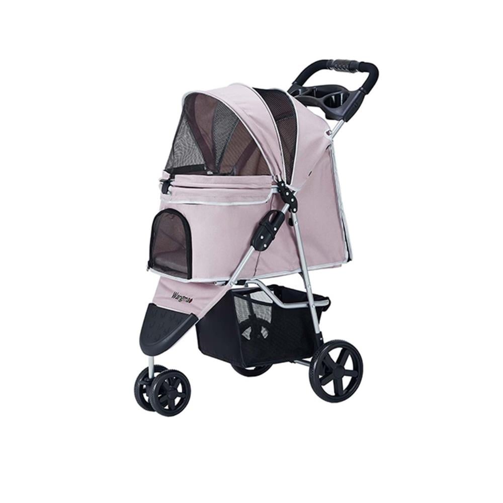 Zampa SP03P-P TriBoro Kedi ve Köpek Arabası Pembe 45x80x90cmZampa