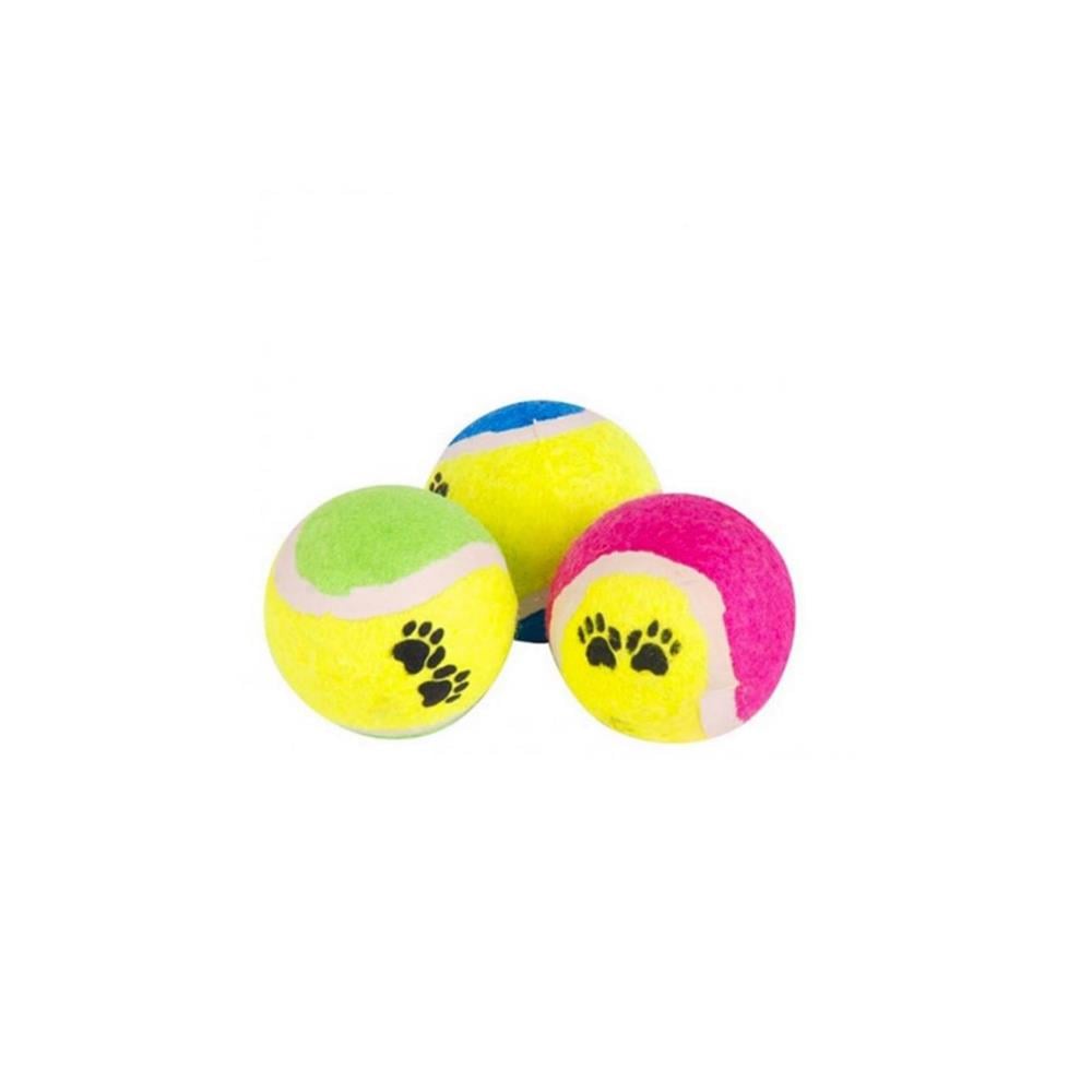 Zampa Üçlü Tenis Topu Köpek Oyuncak Seti 2,5 cmZampa