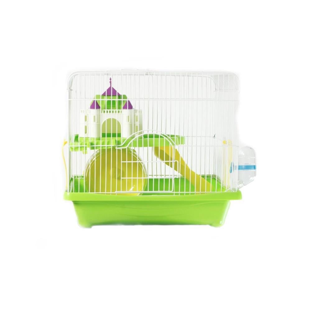 Zampa Villas Hamster Kafesi 35x25,5x31 cm Karışık RenkliZampa