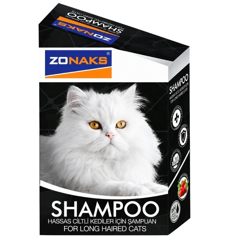 Zonaks Hassas Ciltli Kedi Şampuanı 20x10 mlZonaks