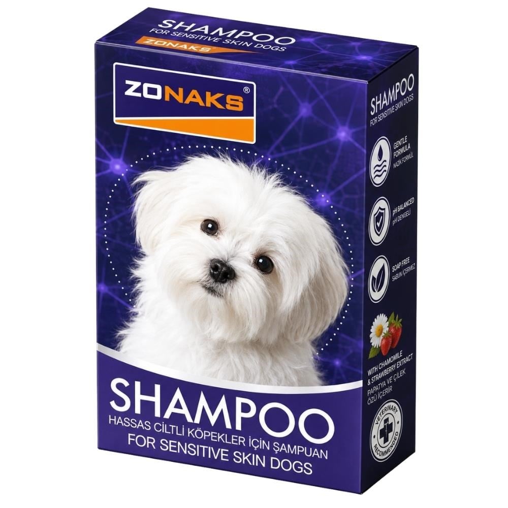 Zonaks Hassas Ciltli Köpek Şampuanı 20x10 mlZonaks