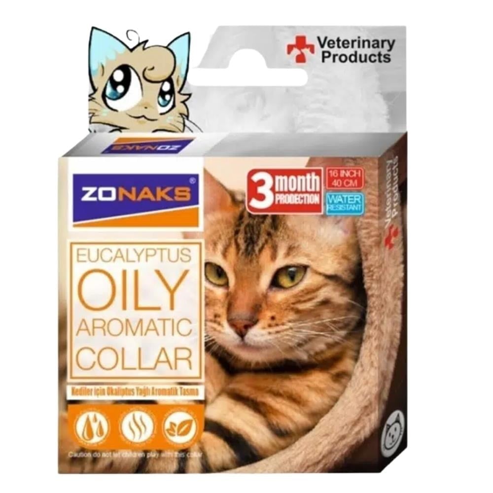 Zonaks Kedi Dış Parazit Bit Pire Tasması 40 cmZonaks